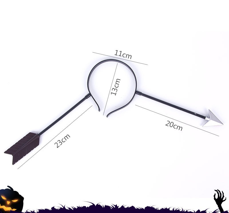 Halloween Headband Headband Decoration Ghost Festival Simulation Trick Wearing Axe Sharp Chopper Hea