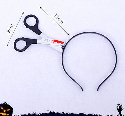 Halloween Headband Headband Decoration Ghost Festival Simulation Trick Wearing Axe Sharp Chopper Hea